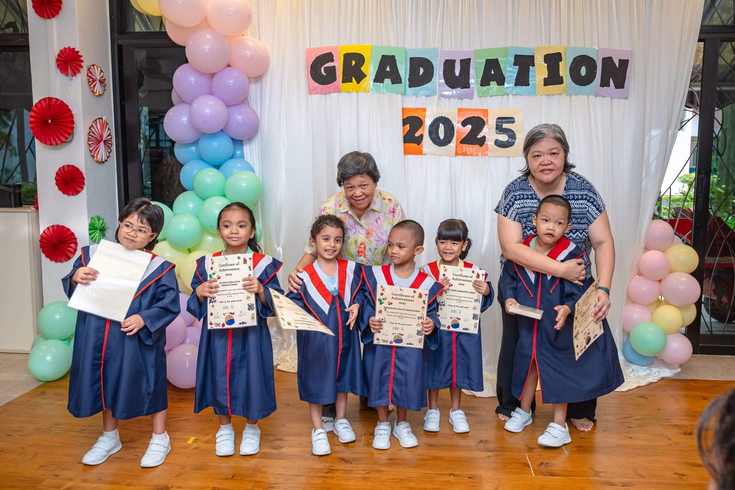 K2 childen and centre principal, Hui Huang